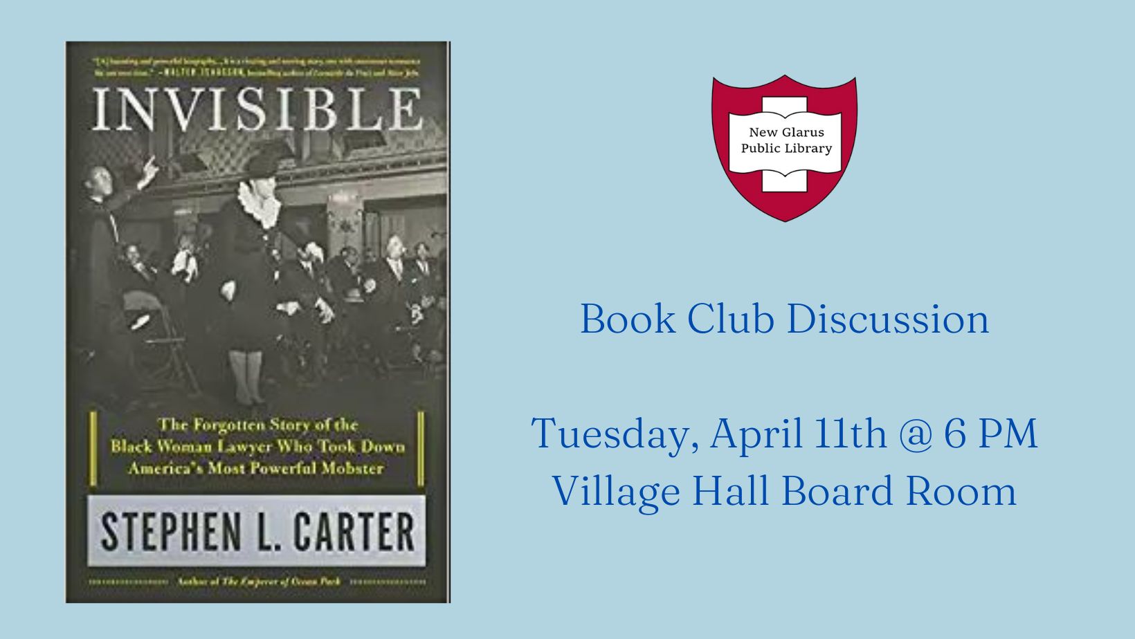 April Book Club Discussion