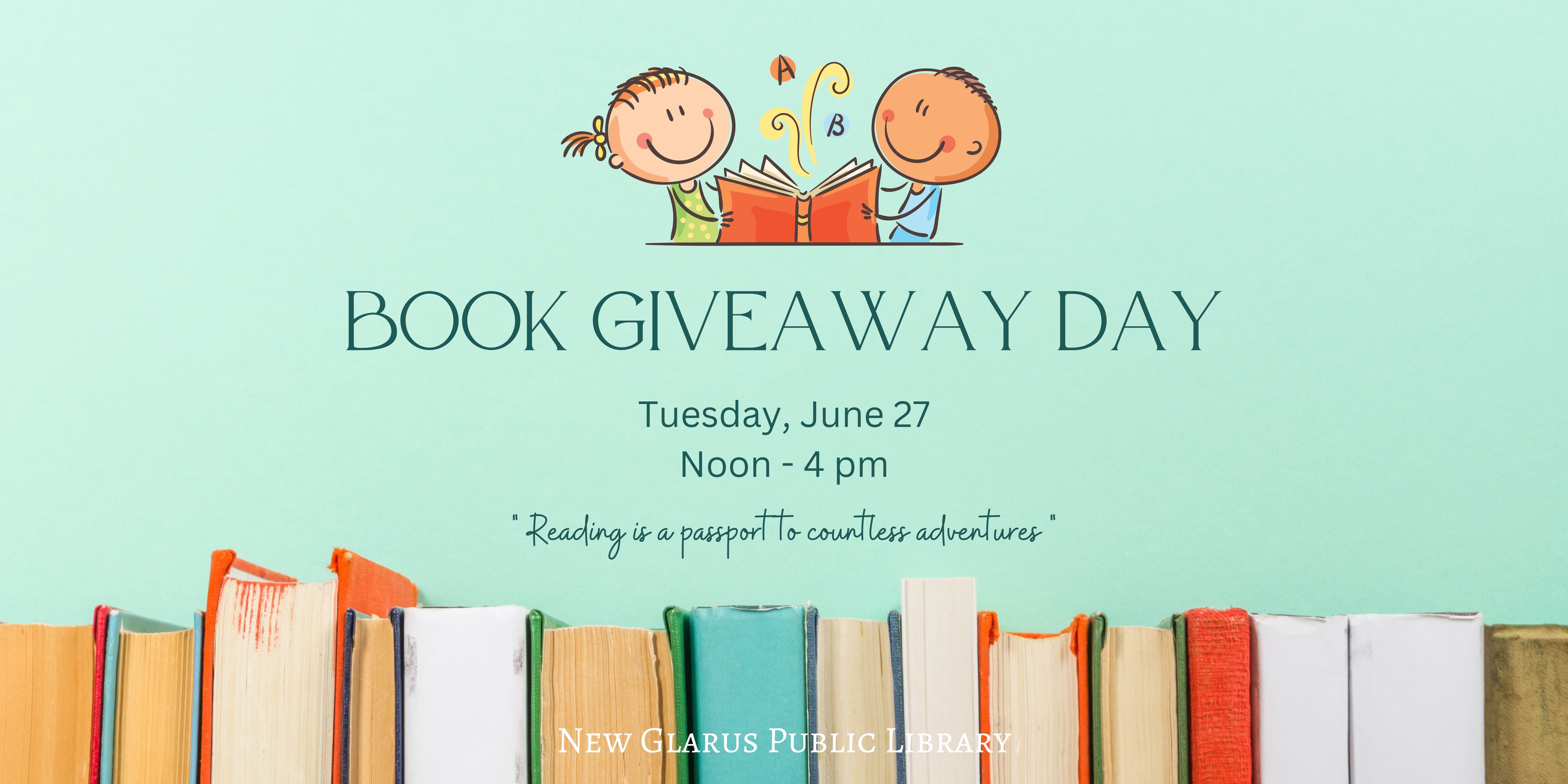 June Book Giveaway Day