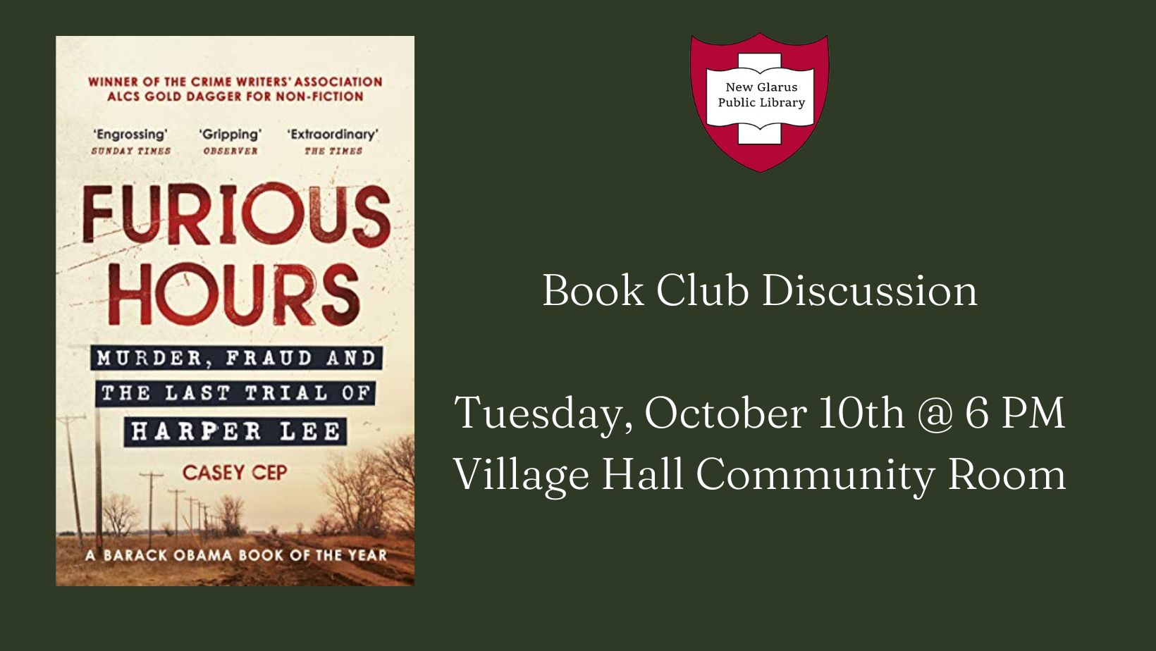 October book discussion
