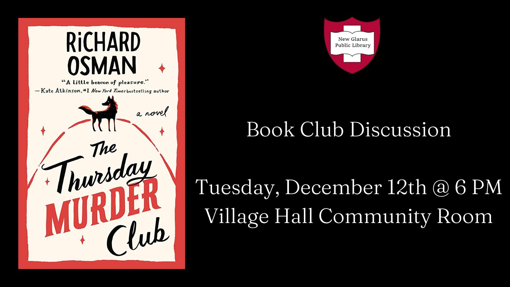 December Book Discussion