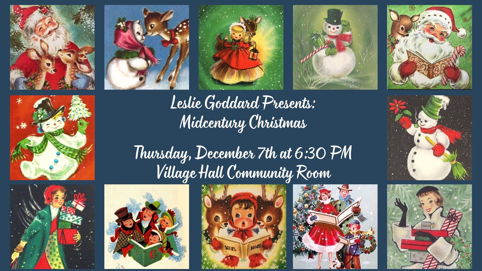 Midcentury Christmas with Leslie Goddard