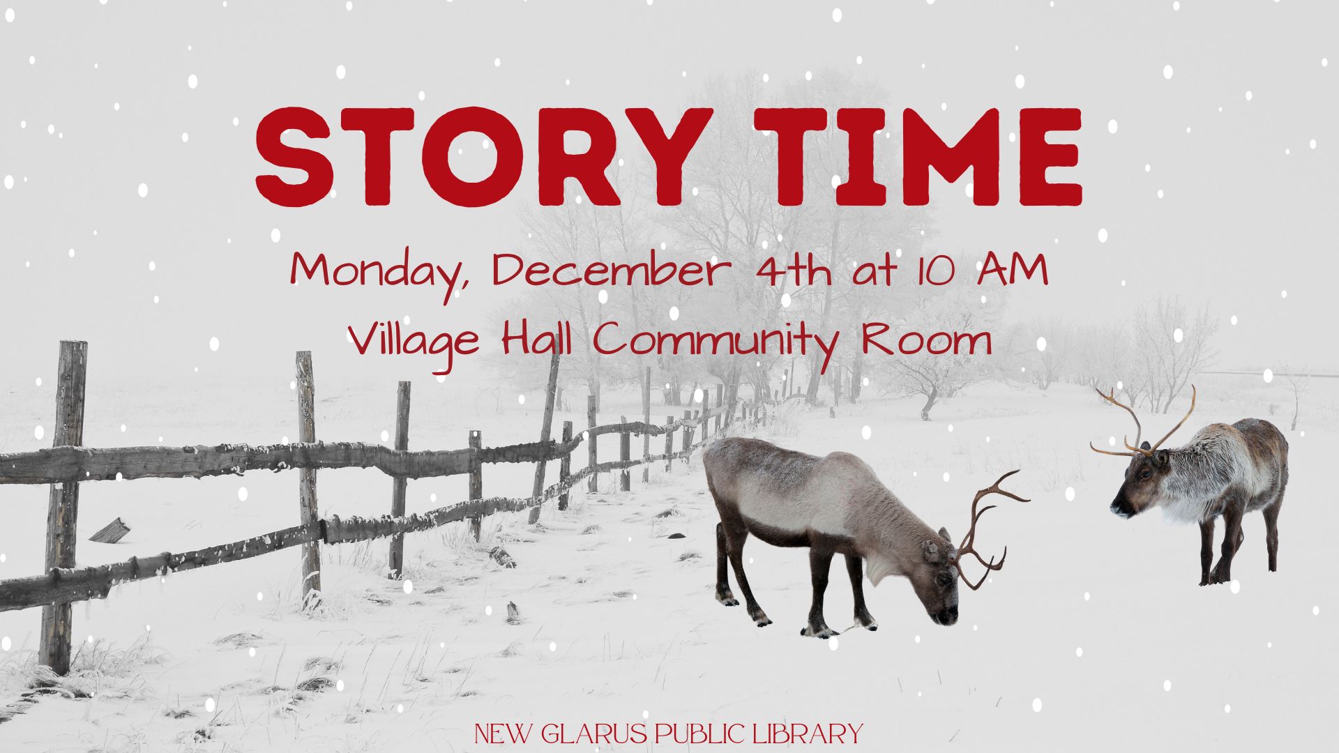 December 4th Story Time