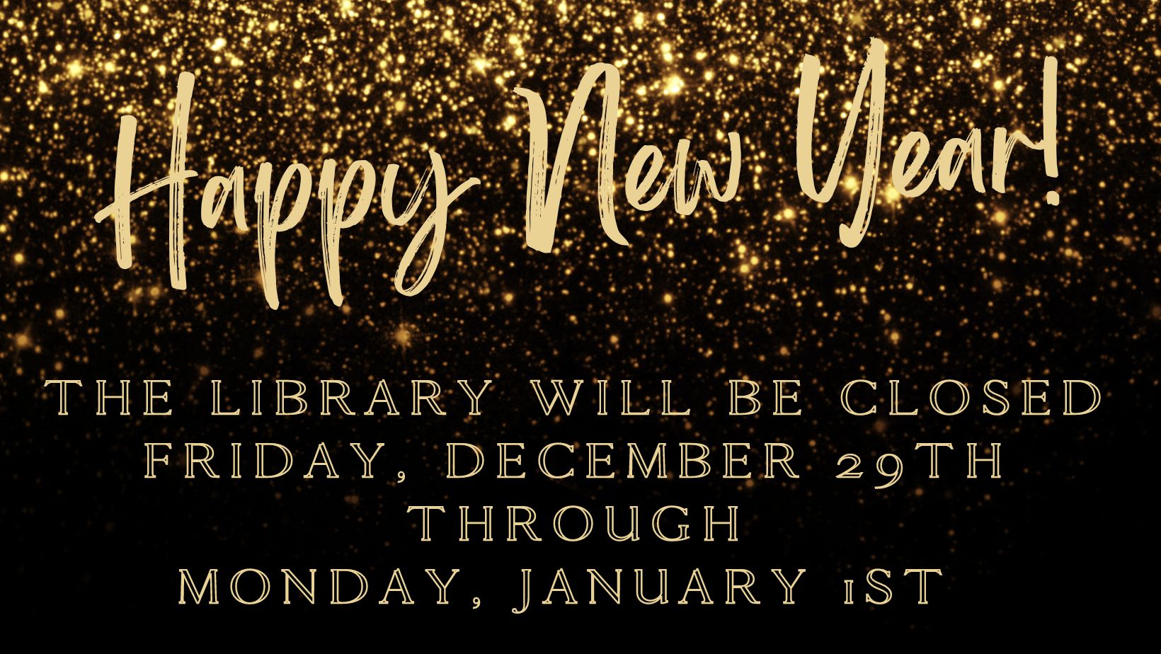 Closed for New Year's