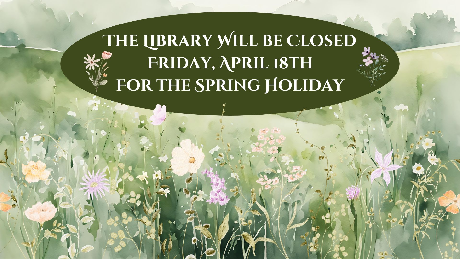 Closed April 18th