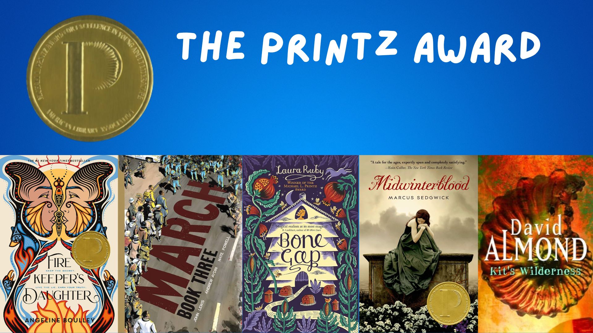 Printz Award website image