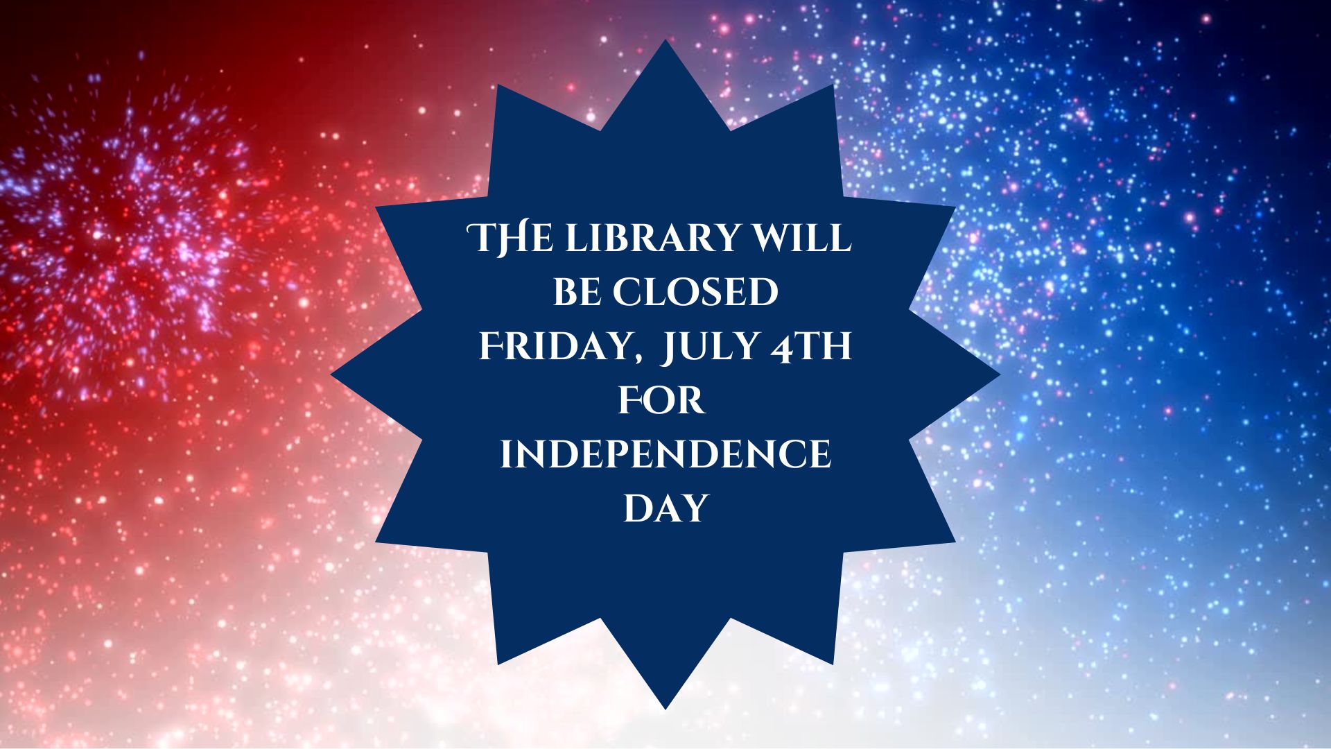 Closed for Independence Day