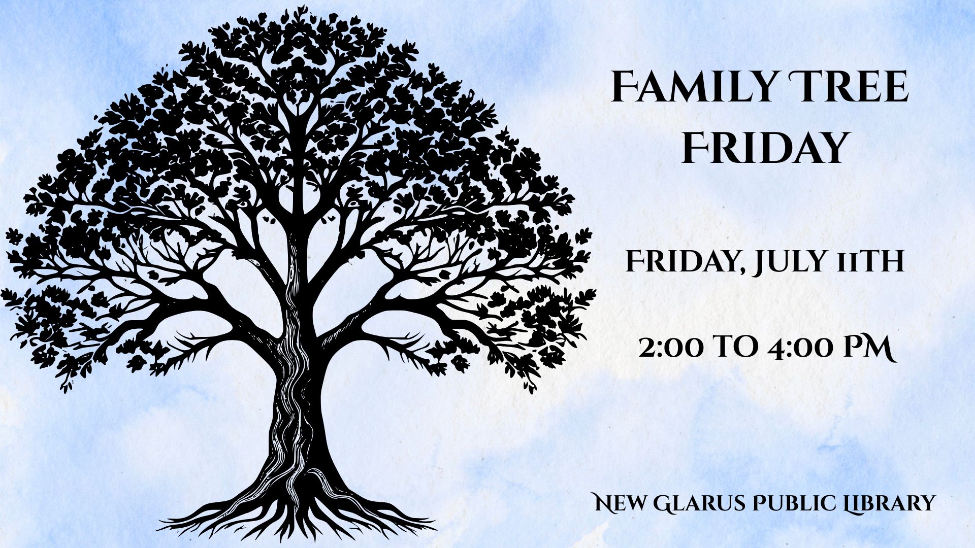 Family Tree Friday July 2025