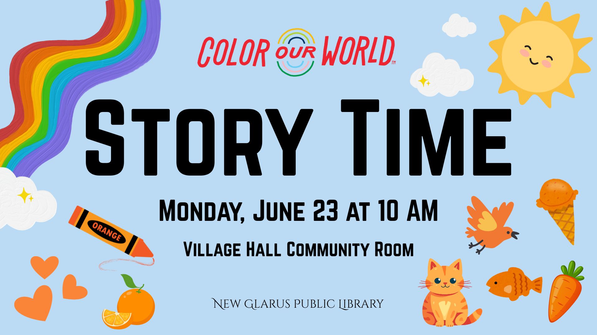 Preschool Story Time - Orange