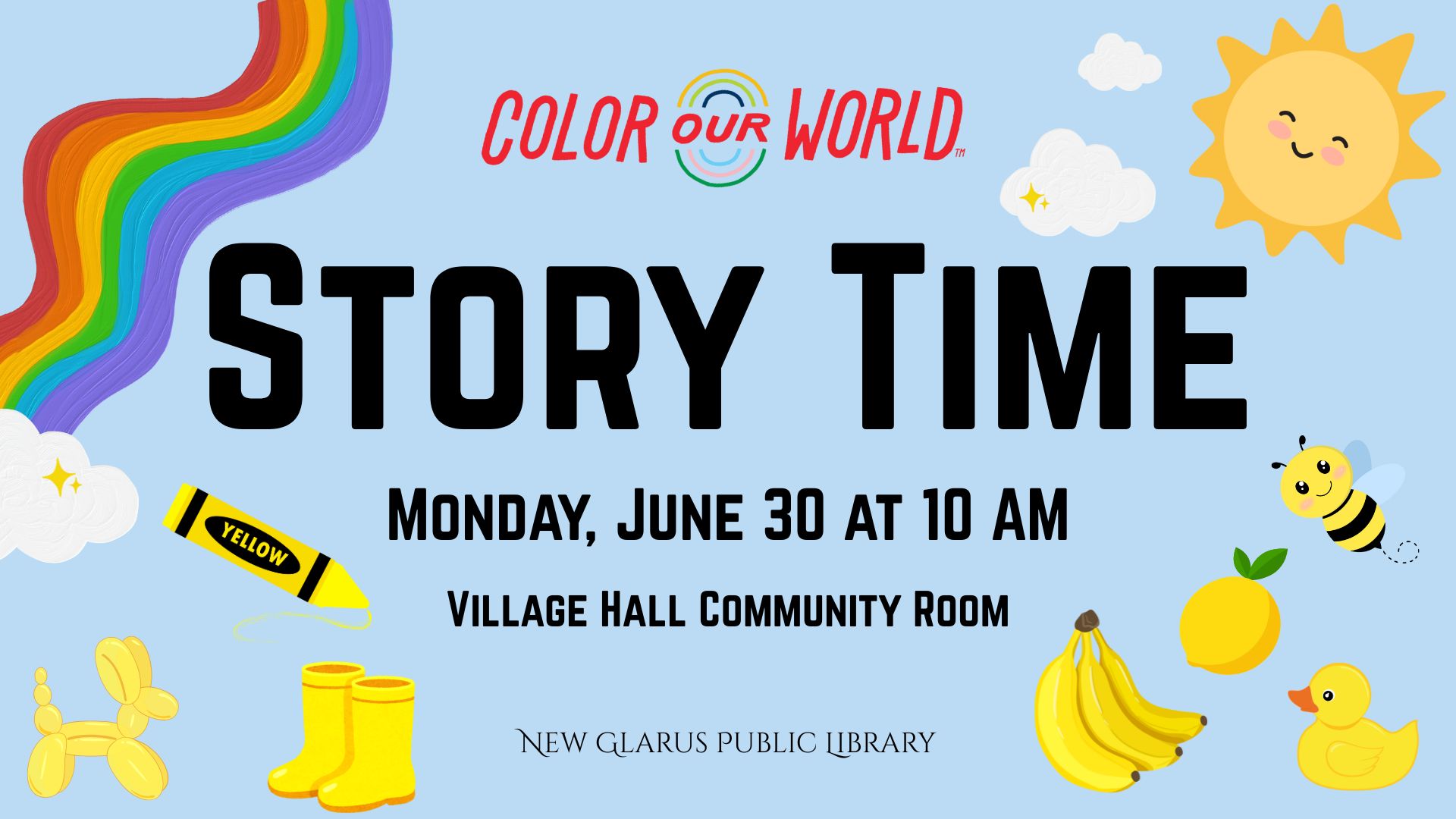 Preschool Story Time - Yellow