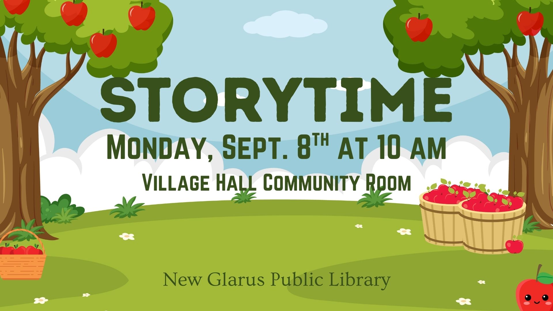 September 8th Storytime