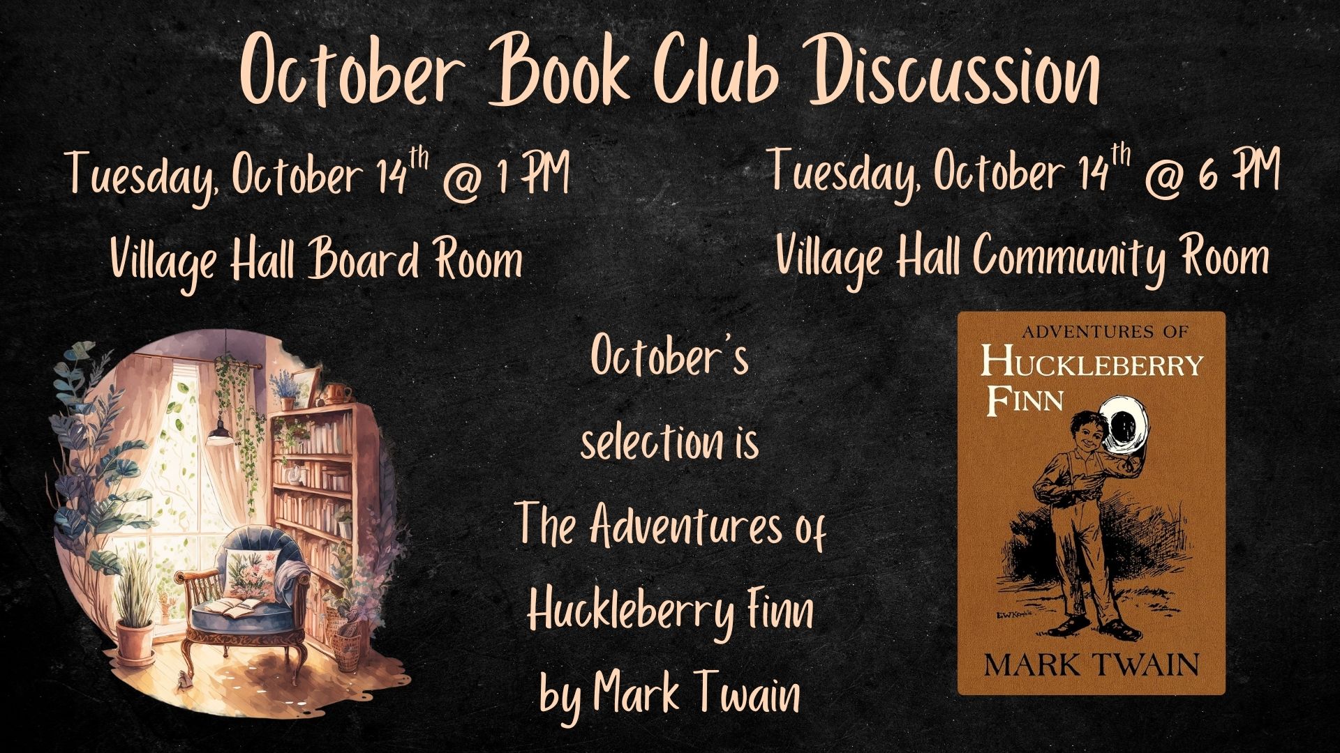 October Book Club Discussion