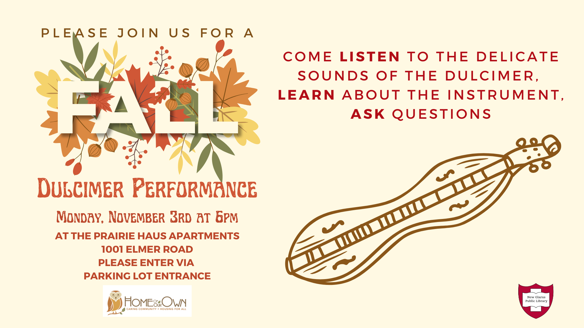 Fall Dulcimer Performance