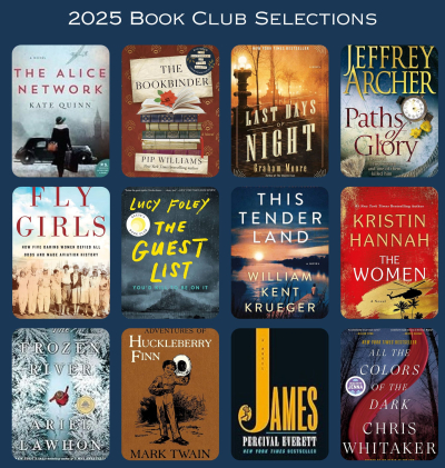 2025 Book Club Selections